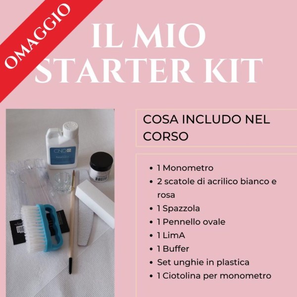 Corso nail art starter kit omaggio